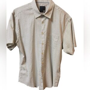 Nicole Miller Mens XL Short Sleeve Shirt